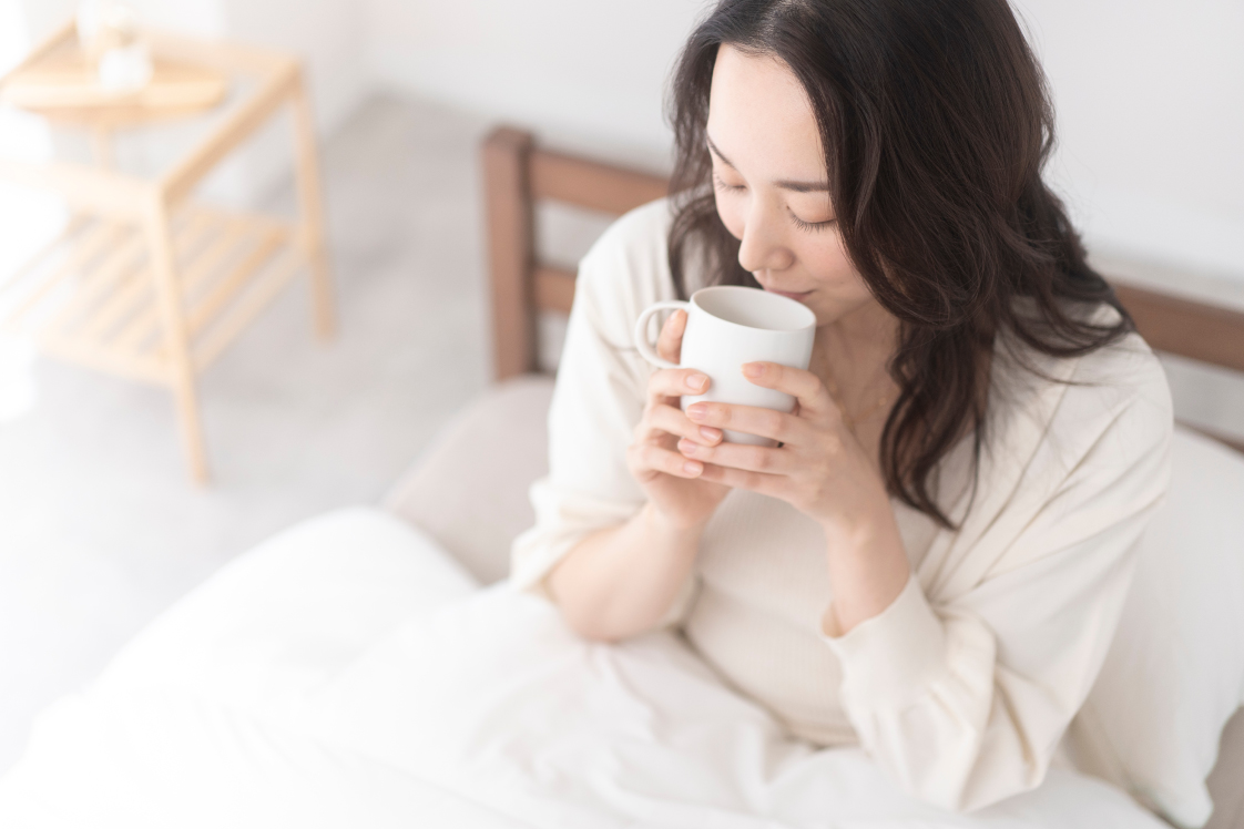 温かい飲み物でリラックス